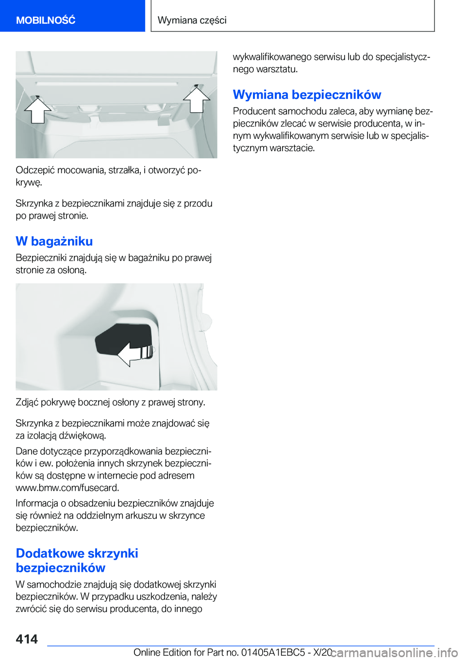 BMW 3 SERIES 2021  Instrukcja obsługi (in Polish) �O�d�c�z�e�p�i�