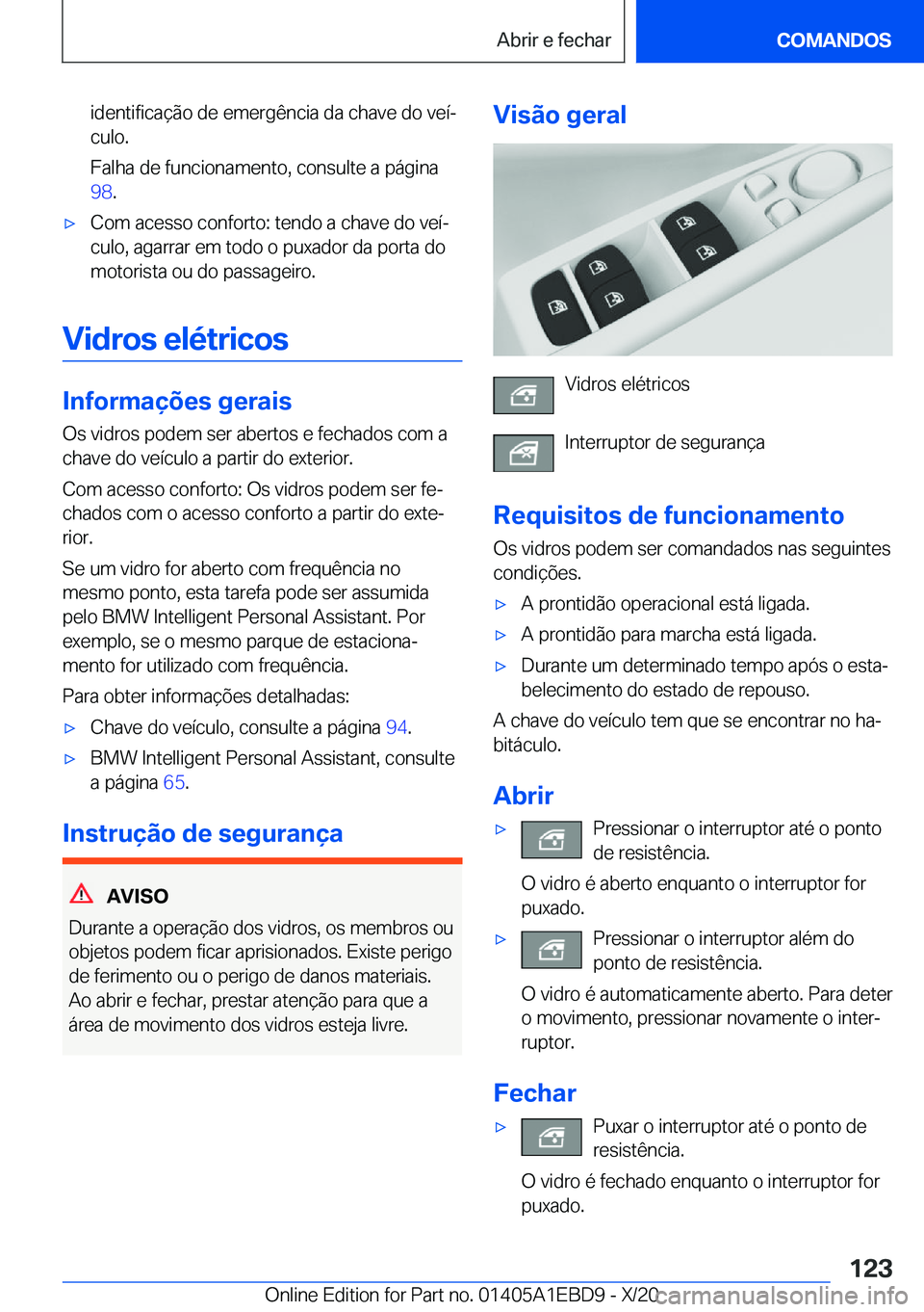 BMW 3 SERIES 2021  Manual do condutor (in Portuguese) �i�d�e�n�t�i�f�i�c�a�