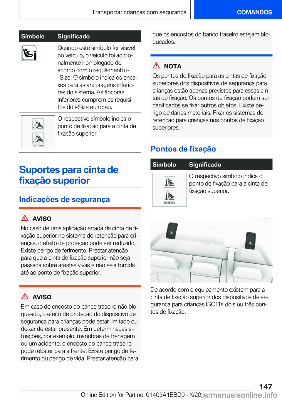 BMW 3 SERIES 2021  Manual do condutor (in Portuguese) �S�