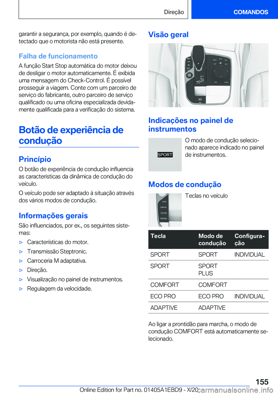 BMW 3 SERIES 2021  Manual do condutor (in Portuguese) �g�a�r�a�n�t�i�r��a��s�e�g�u�r�a�n�