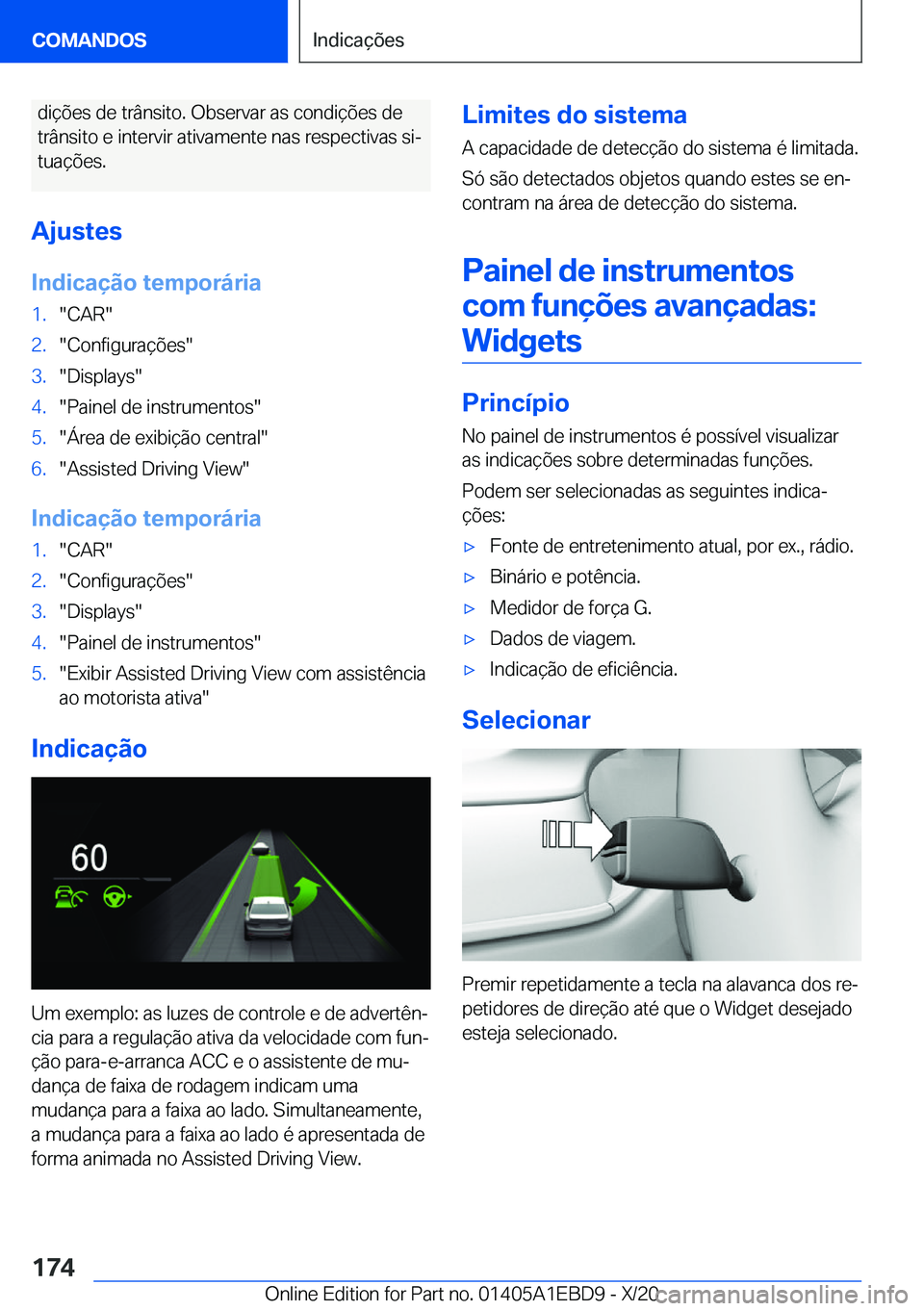BMW 3 SERIES 2021  Manual do condutor (in Portuguese) �d�i�