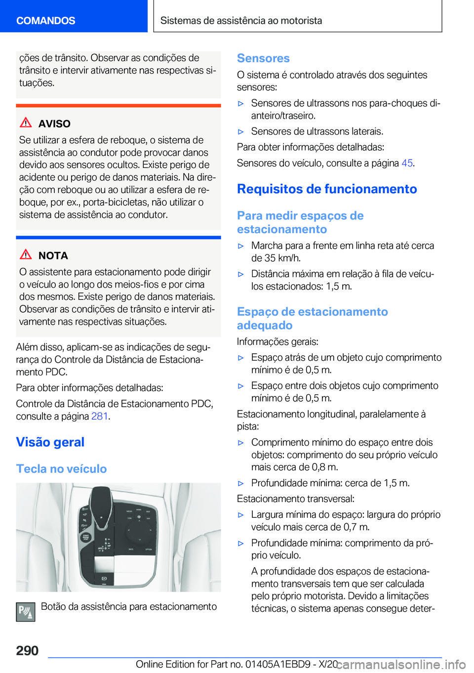 BMW 3 SERIES 2021  Manual do condutor (in Portuguese) �