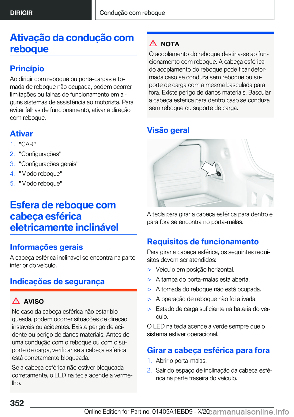 BMW 3 SERIES 2021  Manual do condutor (in Portuguese) �A�t�i�v�a�