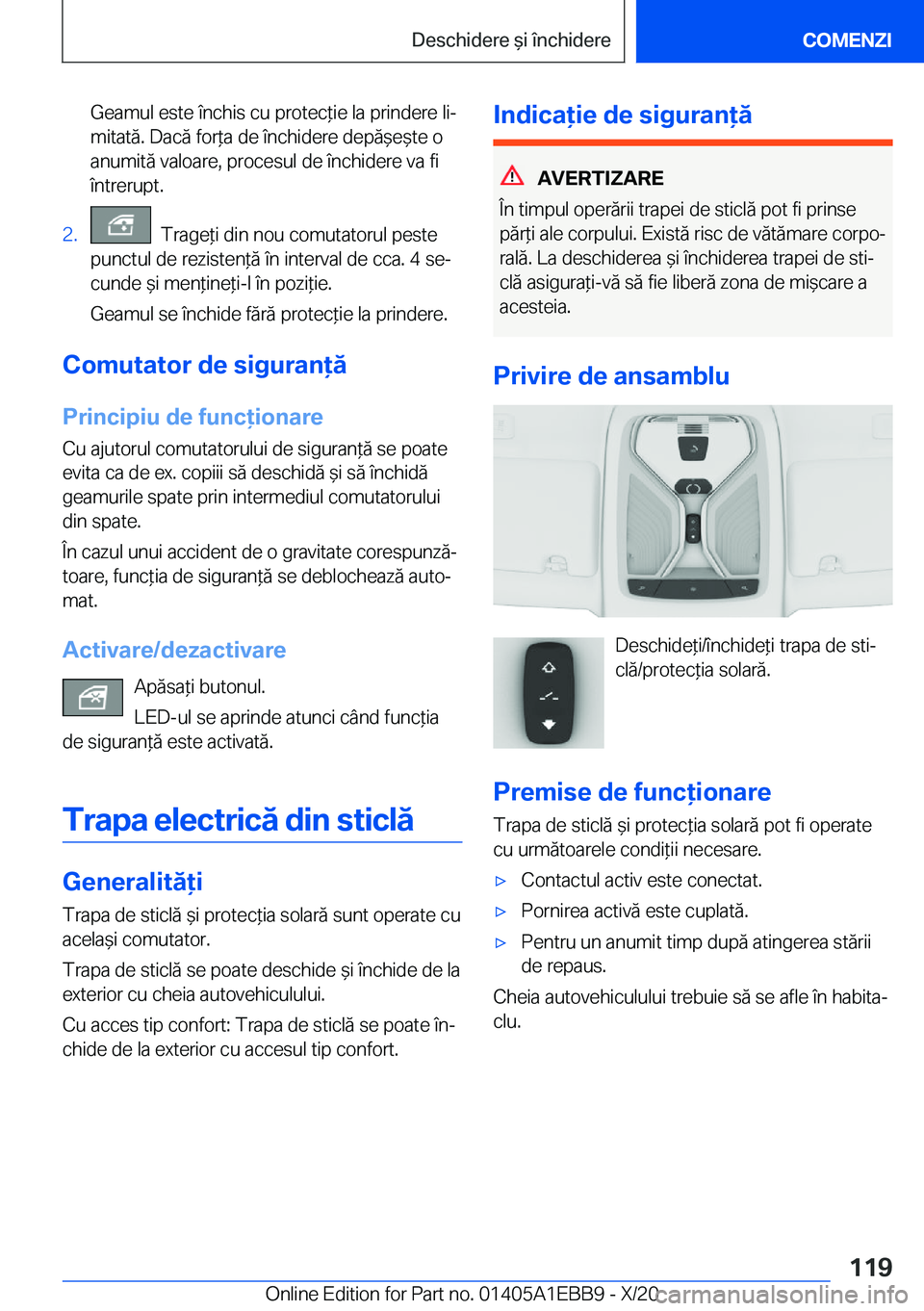 BMW 3 SERIES 2021  Ghiduri De Utilizare (in Romanian) �G�e�a�m�u�l��e�s�t�e��