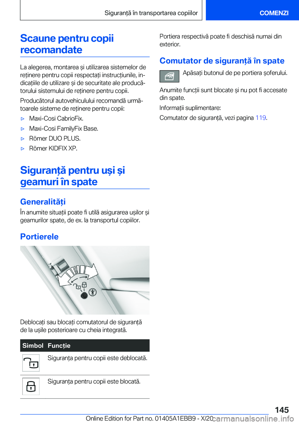 BMW 3 SERIES 2021  Ghiduri De Utilizare (in Romanian) �S�c�a�u�n�e��p�e�n�t�r�u��c�o�p�i�i�r�e�c�o�m�a�n�d�a�t�e
�L�a��a�l�e�g�e�r�e�a�,��m�o�n�t�a�r�e�a�&�i��u�t�i�l�i�z�a�r�e�a��s�i�s�t�e�m�e�l�o�r��d�e
�r�e*�i�n�e�r�e��p�e�n�t�r�u��c�o�p�i