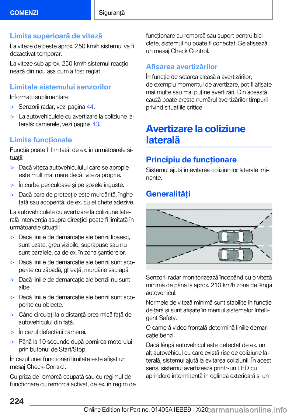BMW 3 SERIES 2021  Ghiduri De Utilizare (in Romanian) �L�i�m�i�t�a��s�u�p�e�r�i�o�a�r�