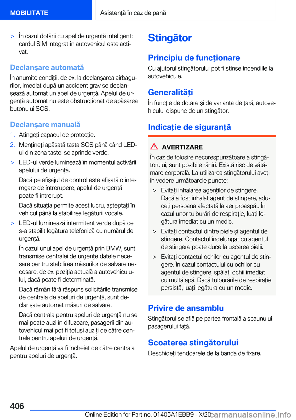 BMW 3 SERIES 2021  Ghiduri De Utilizare (in Romanian) 'x�