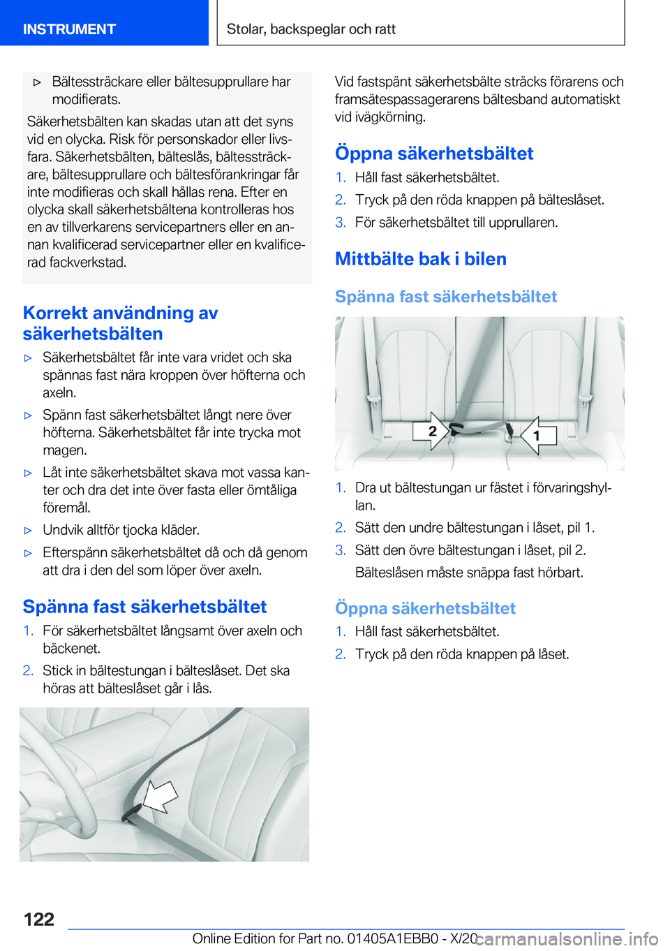 BMW 3 SERIES 2021  InstruktionsbÖcker (in Swedish) 'x�B�ä�l�t�e�s�s�t�r�ä�c�k�a�r�e��e�l�l�e�r��b�ä�l�t�e�s�u�p�p�r�u�l�l�a�r�e��h�a�r�m�o�d�i�f�i�e�r�a�t�s�.
�S�ä�k�e�r�h�e�t�s�b�ä�l�t�e�n��k�a�n��s�k�a�d�a�s��u�t�a�n��a�t�t��d�e�t�