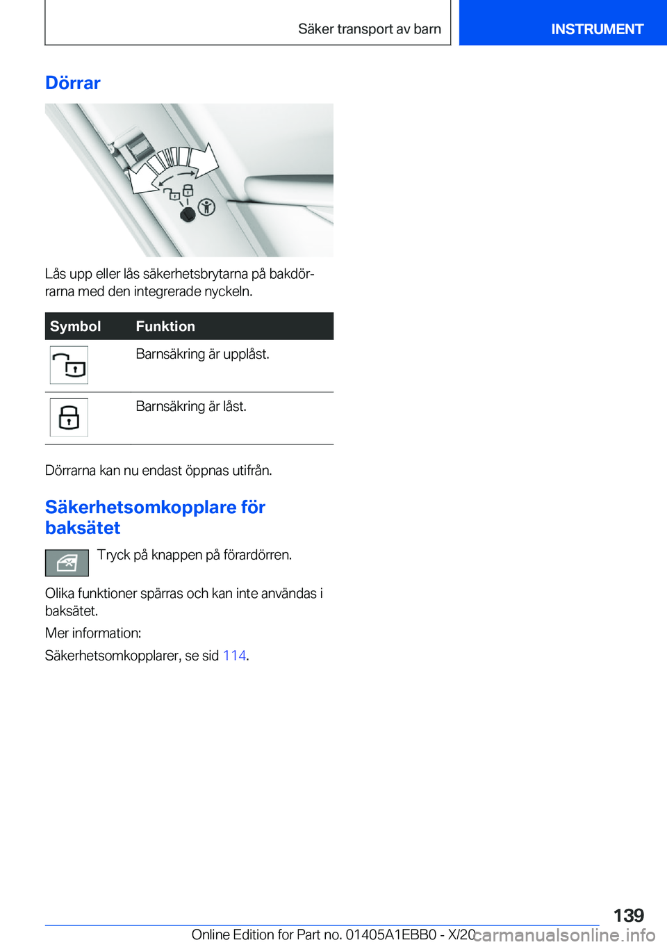 BMW 3 SERIES 2021  InstruktionsbÖcker (in Swedish) �D�