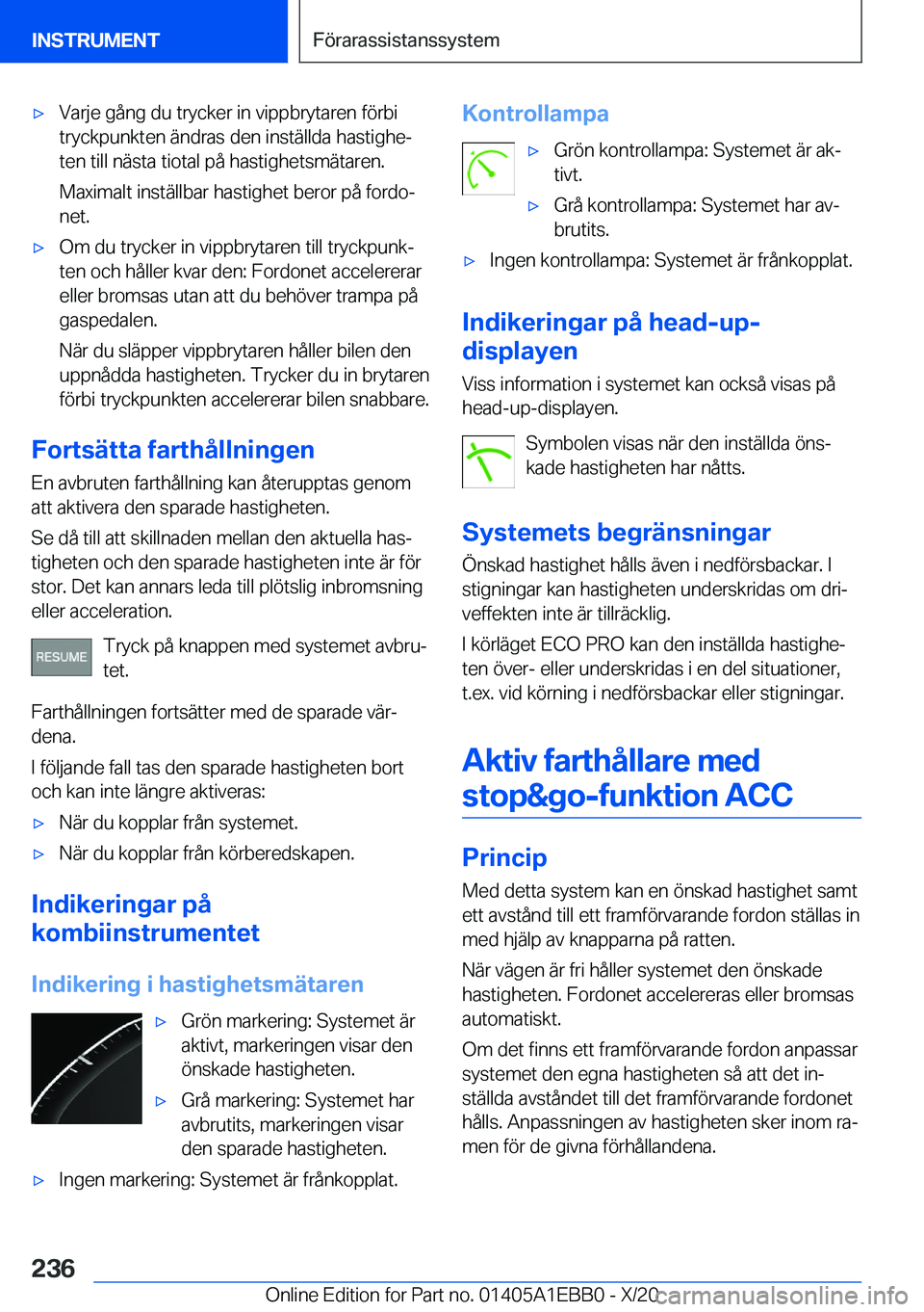 BMW 3 SERIES 2021  InstruktionsbÖcker (in Swedish) 'x�V�a�r�j�e��g�å�n�g��d�u��t�r�y�c�k�e�r��i�n��v�i�p�p�b�r�y�t�a�r�e�n��f�