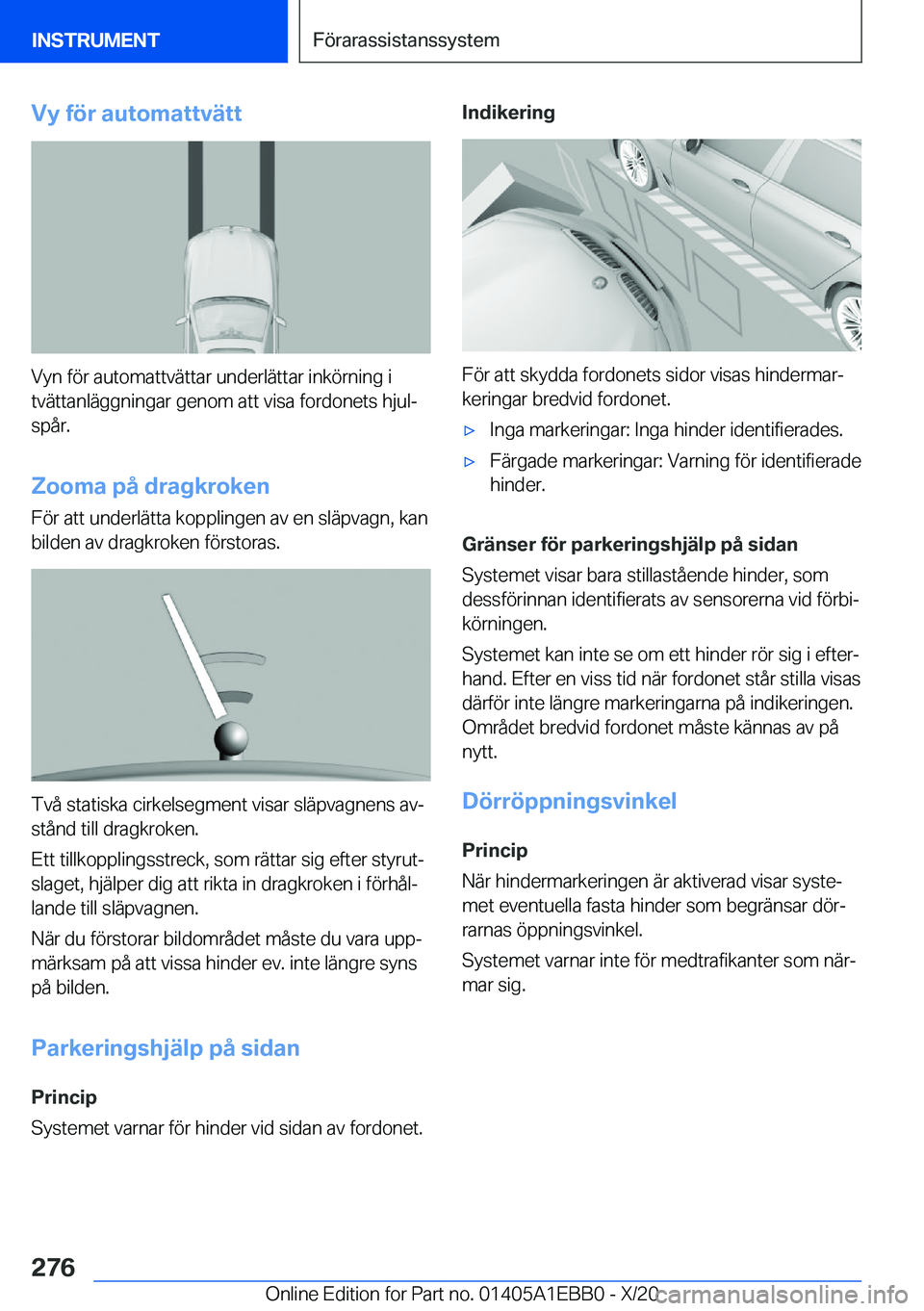 BMW 3 SERIES 2021  InstruktionsbÖcker (in Swedish) �V�y��f�
