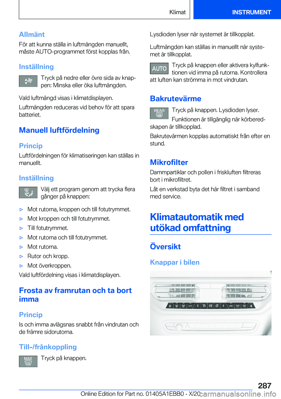 BMW 3 SERIES 2021  InstruktionsbÖcker (in Swedish) �A�l�l�m�ä�n�t
�F�