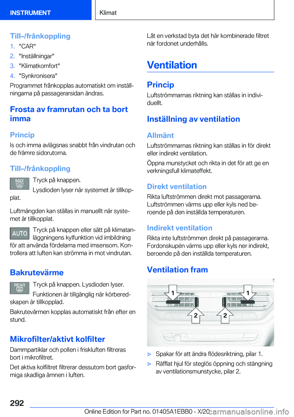 BMW 3 SERIES 2021  InstruktionsbÖcker (in Swedish) �T�i�l�l�-�/�f�r�å�n�k�o�p�p�l�i�n�g�1�.��C�A�R��2�.��I�n�s�t�ä�l�l�n�i�n�g�a�r��3�.��K�l�i�m�a�t�k�o�m�f�o�r�t��4�.��S�y�n�k�r�o�n�i�s�e�r�a�
�P�r�o�g�r�a�m�m�e�t��f�r�å�n�k�o�p�p�l�a�s�