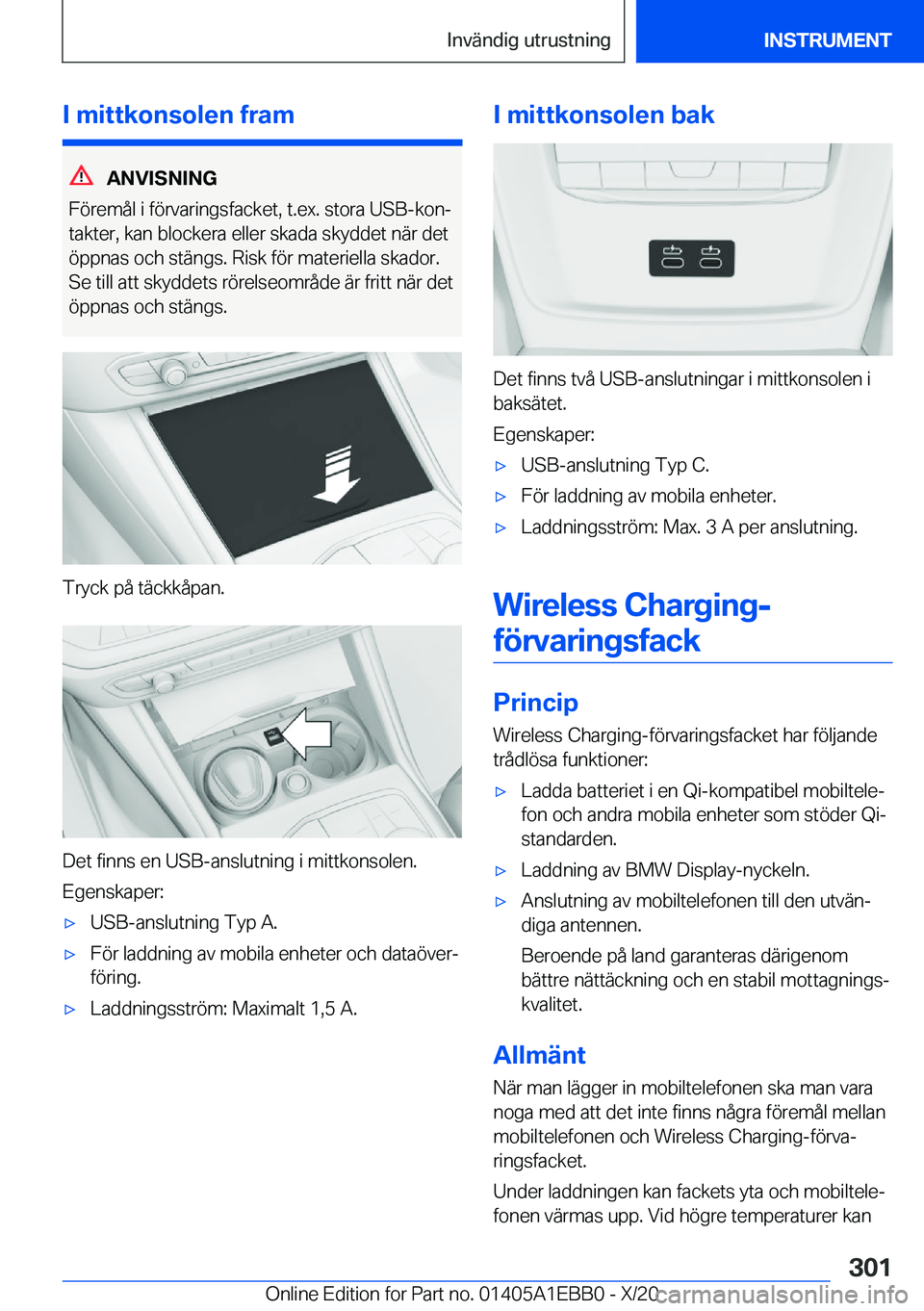 BMW 3 SERIES 2021  InstruktionsbÖcker (in Swedish) �I��m�i�t�t�k�o�n�s�o�l�e�n��f�r�a�m
�A�N�V�I�S�N�I�N�G
�F�