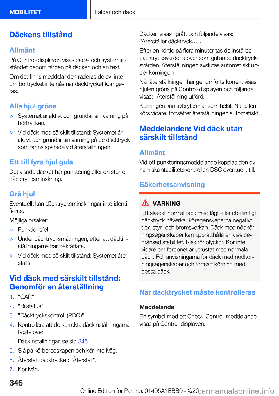 BMW 3 SERIES 2021  InstruktionsbÖcker (in Swedish) �D�ä�c�k�e�n�s��t�i�l�l�s�t�å�n�d
�A�l�l�m�ä�n�t �P�å��C�o�n�t�r�o�l�-�d�i�s�p�l�a�y�e�n��v�i�s�a�s��d�ä�c�k�-��o�c�h��s�y�s�t�e�m�t�i�l�lj
�s�t�å�n�d�e�t��g�e�n�o�m��f�ä�r�g�e�n��p�