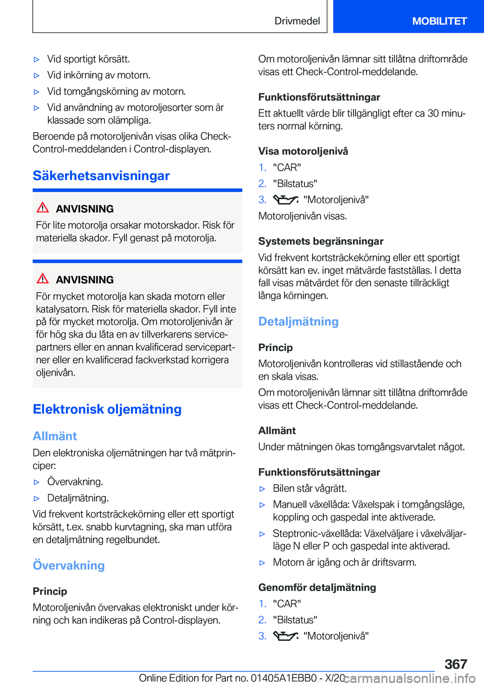 BMW 3 SERIES 2021  InstruktionsbÖcker (in Swedish) 'x�V�i�d��s�p�o�r�t�i�g�t��k�