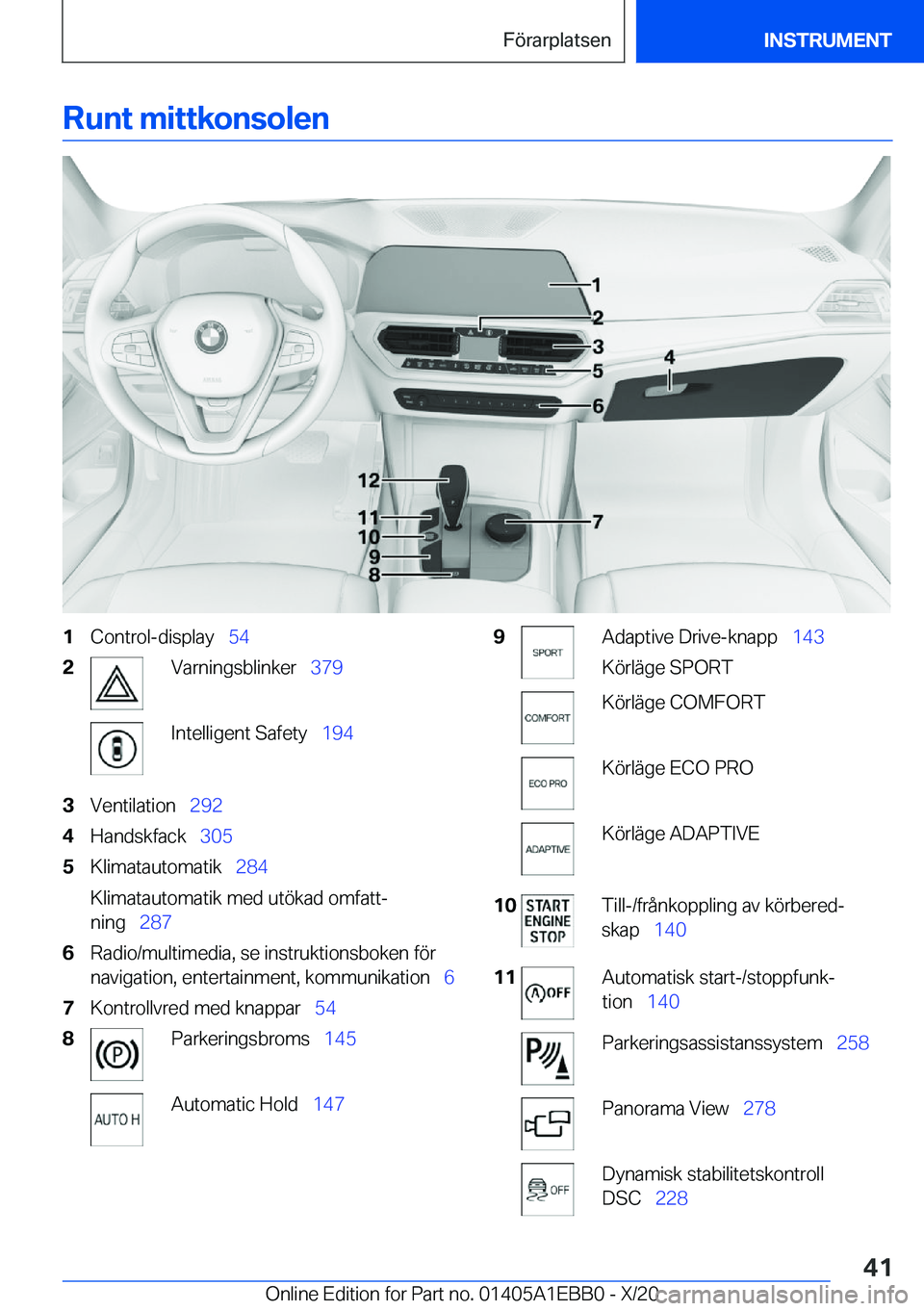 BMW 3 SERIES 2021  InstruktionsbÖcker (in Swedish) �R�u�n�t��m�i�t�t�k�o�n�s�o�l�e�n�1�C�o�n�t�r�o�l�-�d�i�s�p�l�a�y\_�5�4�2�V�a�r�n�i�n�g�s�b�l�i�n�k�e�r\_ �3�7�9�I�n�t�e�l�l�i�g�e�n�t��S�a�f�e�t�y\_ �1�9�4�3�V�e�n�t�i�l�a�t�i�o�n\_�2�9�2�4