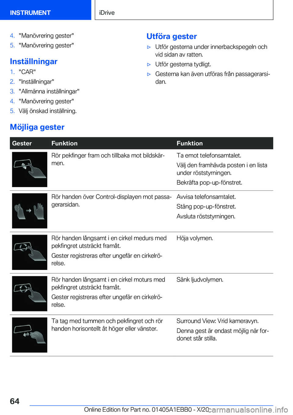 BMW 3 SERIES 2021  InstruktionsbÖcker (in Swedish) �4�.��M�a�n�