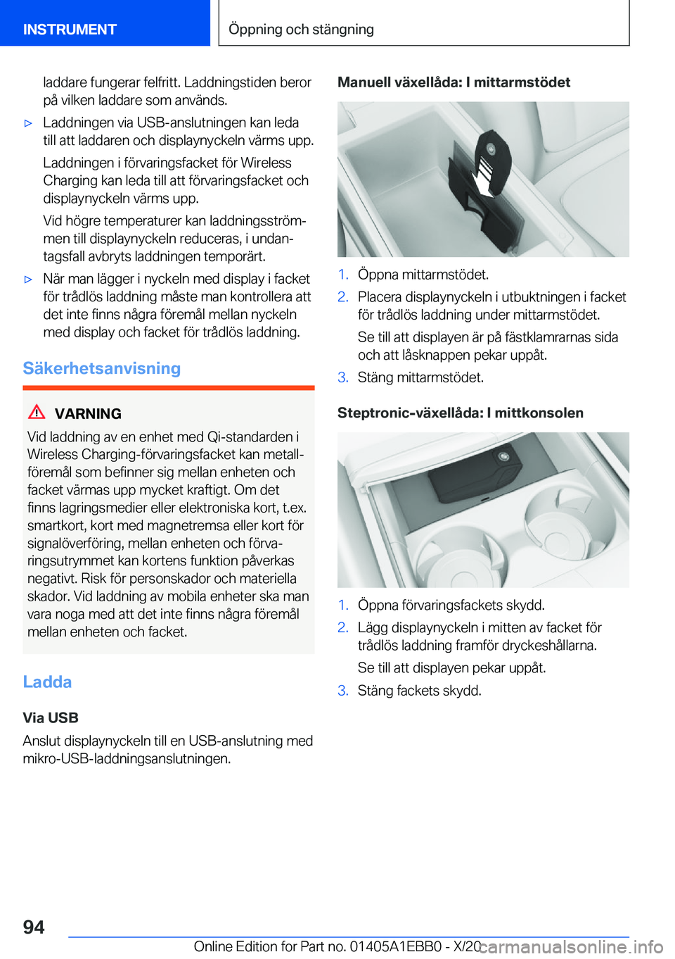 BMW 3 SERIES 2021  InstruktionsbÖcker (in Swedish) �l�a�d�d�a�r�e��f�u�n�g�e�r�a�r��f�e�l�f�r�i�t�t�.��L�a�d�d�n�i�n�g�s�t�i�d�e�n��b�e�r�o�r
�p�å��v�i�l�k�e�n��l�a�d�d�a�r�e��s�o�m��a�n�v�ä�n�d�s�.'x�L�a�d�d�n�i�n�g�e�n��v�i�a��U�S�B�