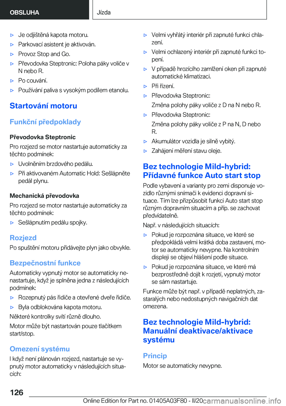 BMW 3 SERIES 2020  Návod na použití (in Czech) 'x�J�e��o�d�j�i(�t�