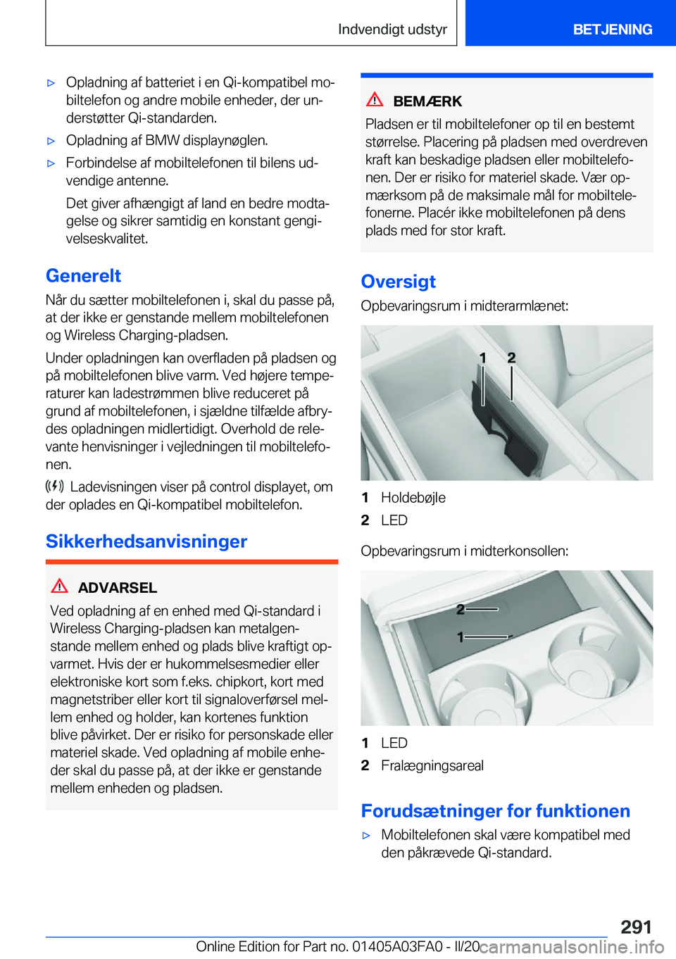 BMW 3 SERIES 2020  InstruktionsbØger (in Danish) 'x�O�p�l�a�d�n�i�n�g��a�f��b�a�t�t�e�r�i�e�t��i��e�n��Q�i�-�k�o�m�p�a�t�i�b�e�l��m�oj�b�i�l�t�e�l�e�f�o�n��o�g��a�n�d�r�e��m�o�b�i�l�e��e�n�h�e�d�e�r�,��d�e�r��u�nj
�d�e�r�s�t�