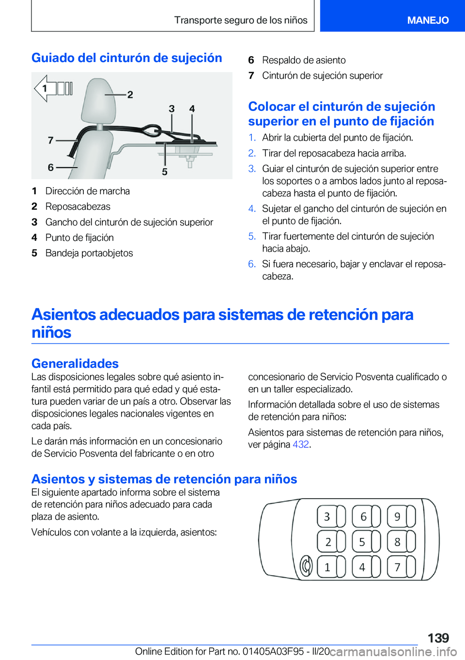 BMW 3 SERIES 2020  Manuales de Empleo (in Spanish) �G�u�i�a�d�o��d�e�l��c�i�n�t�u�r�