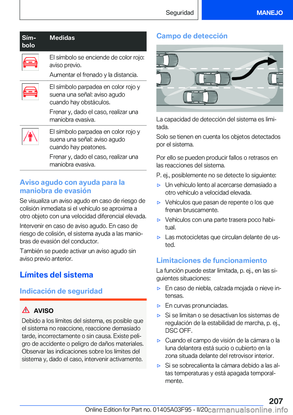 BMW 3 SERIES 2020  Manuales de Empleo (in Spanish) �S�