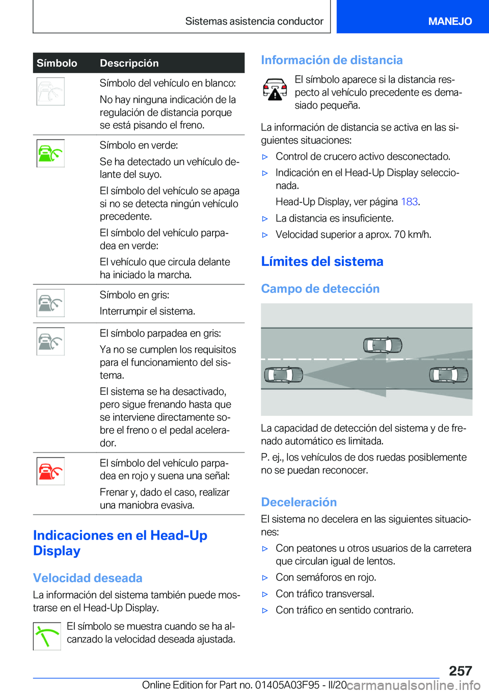 BMW 3 SERIES 2020  Manuales de Empleo (in Spanish) �S�