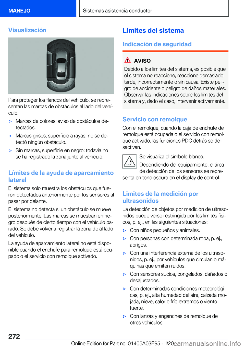 BMW 3 SERIES 2020  Manuales de Empleo (in Spanish) �V�i�s�u�a�l�i�z�a�c�i�