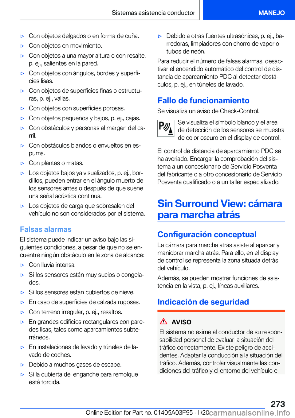 BMW 3 SERIES 2020  Manuales de Empleo (in Spanish) 'x�C�o�n��o�b�j�e�t�o�s��d�e�l�g�a�d�o�s��o��e�n��f�o�r�m�a��d�e��c�u�