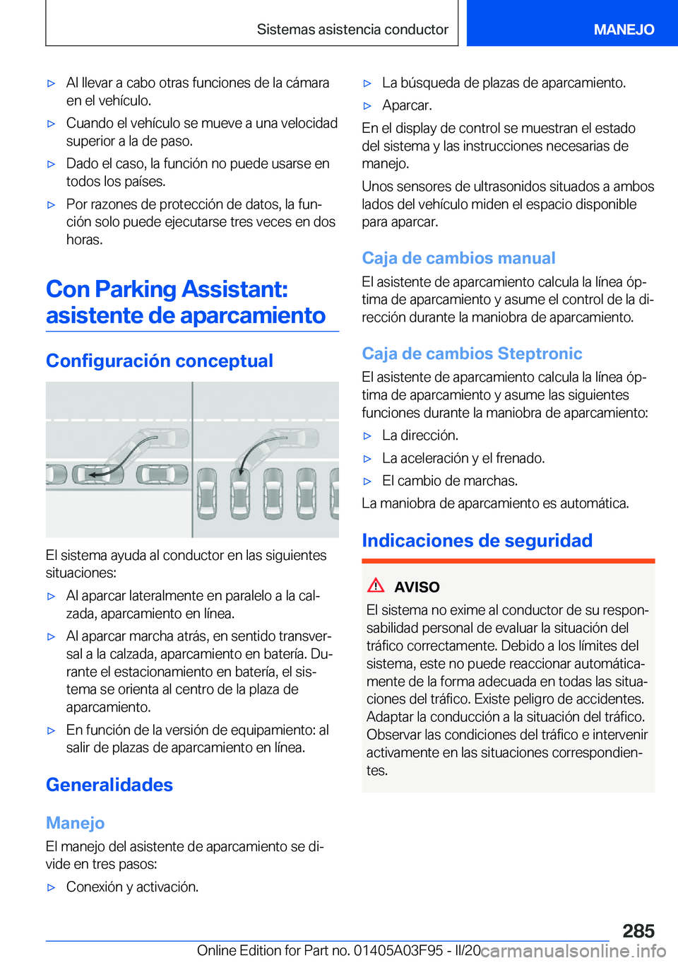 BMW 3 SERIES 2020  Manuales de Empleo (in Spanish) 'x�A�l��l�l�e�v�a�r��a��c�a�b�o��o�t�r�a�s��f�u�n�c�i�o�n�e�s��d�e��l�a��c�
