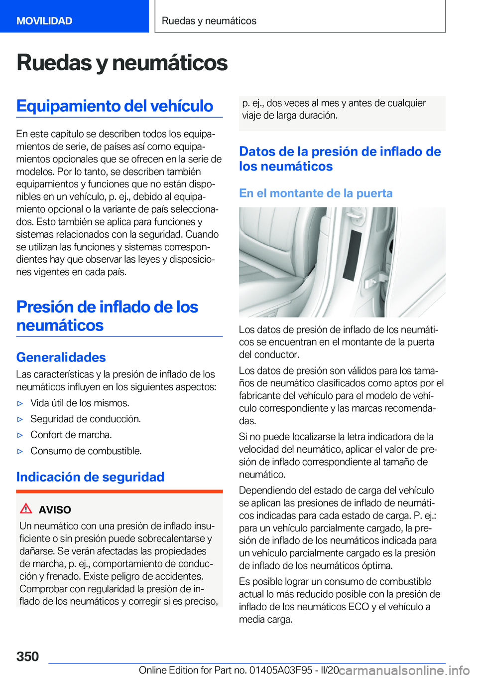 BMW 3 SERIES 2020  Manuales de Empleo (in Spanish) �R�u�e�d�a�s��y��n�e�u�m�