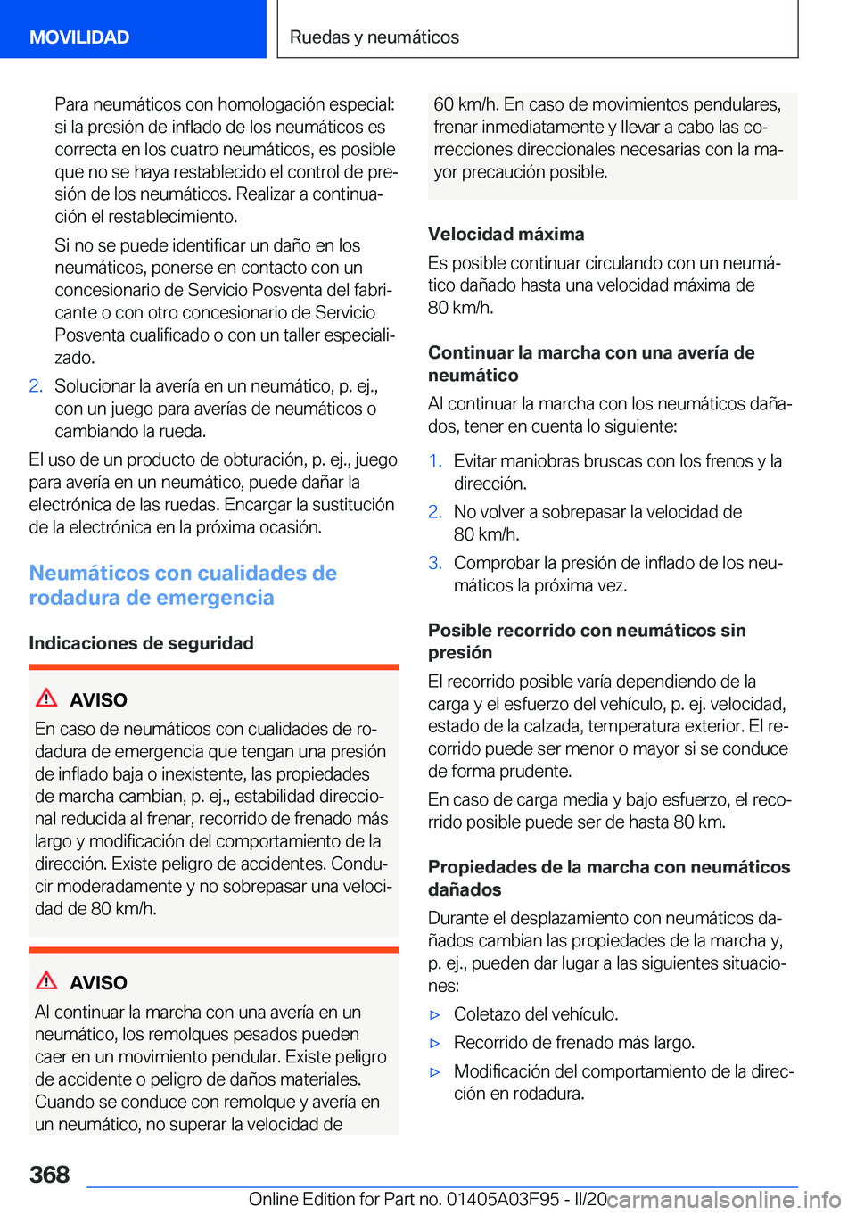 BMW 3 SERIES 2020  Manuales de Empleo (in Spanish) �P�a�r�a��n�e�u�m�