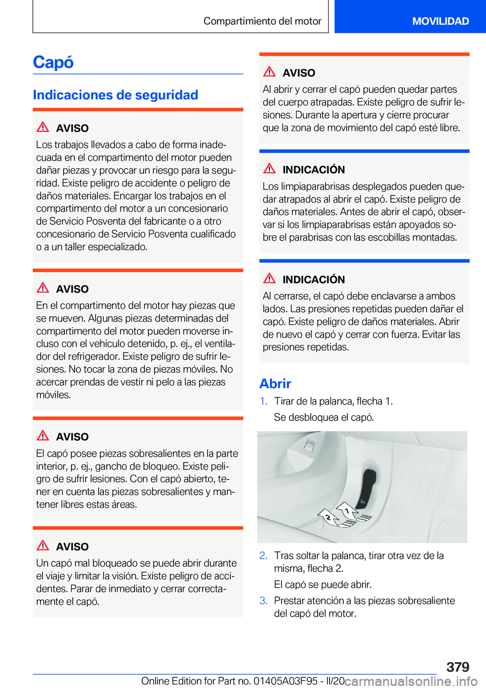 BMW 3 SERIES 2020  Manuales de Empleo (in Spanish) �C�a�p�