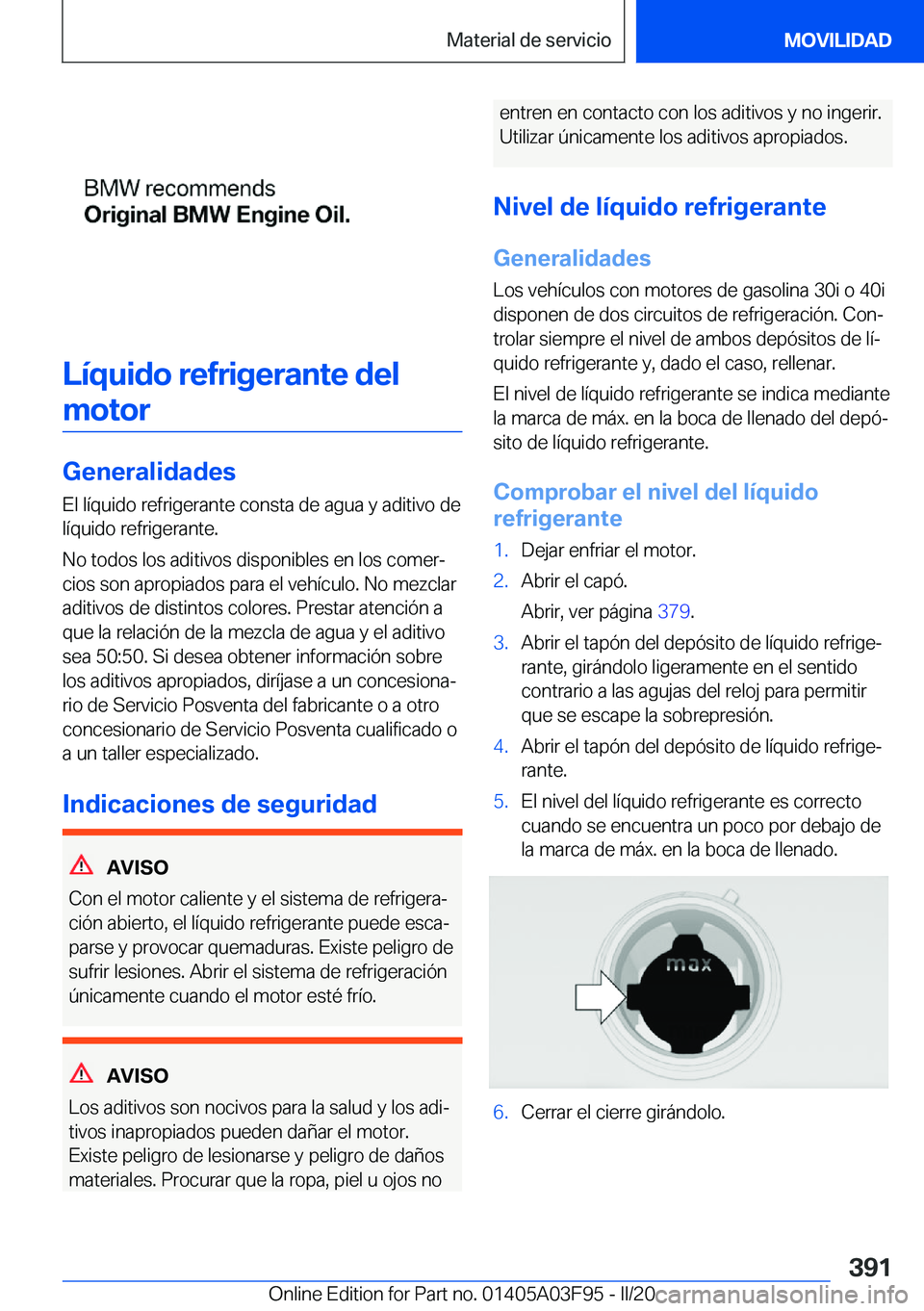 BMW 3 SERIES 2020  Manuales de Empleo (in Spanish) �L�