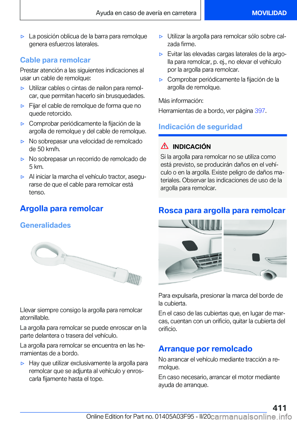 BMW 3 SERIES 2020  Manuales de Empleo (in Spanish) 'x�L�a��p�o�s�i�c�i�