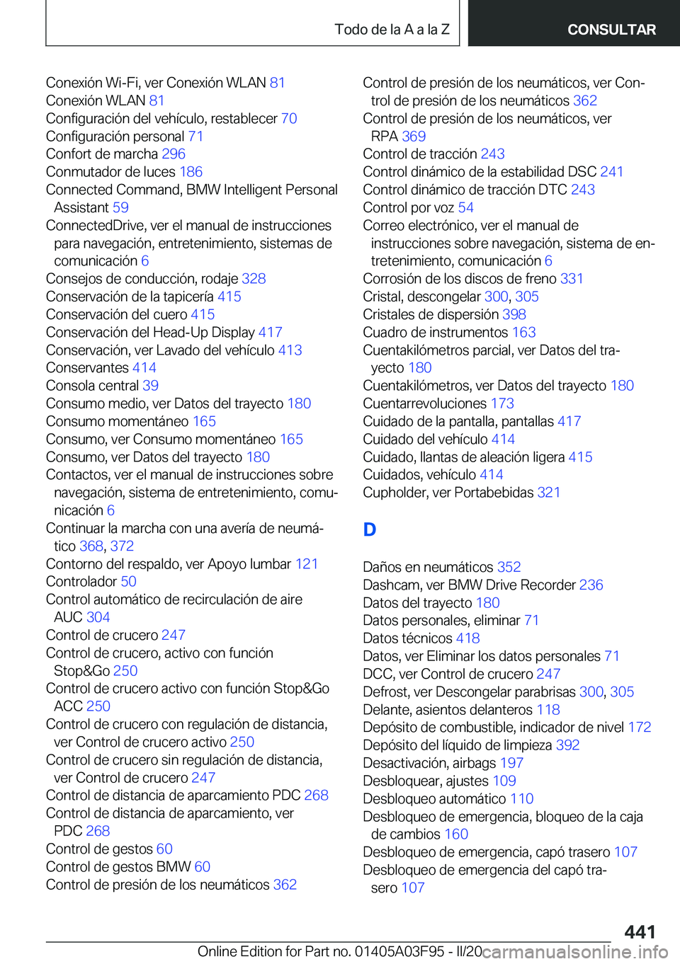 BMW 3 SERIES 2020  Manuales de Empleo (in Spanish) �C�o�n�e�x�i�
