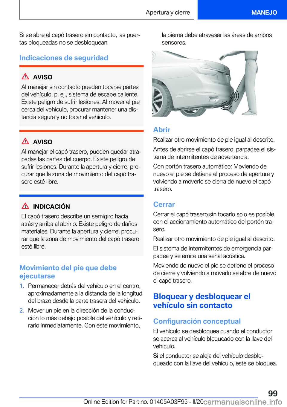 BMW 3 SERIES 2020  Manuales de Empleo (in Spanish) �S�i��s�e��a�b�r�e��e�l��c�a�p�