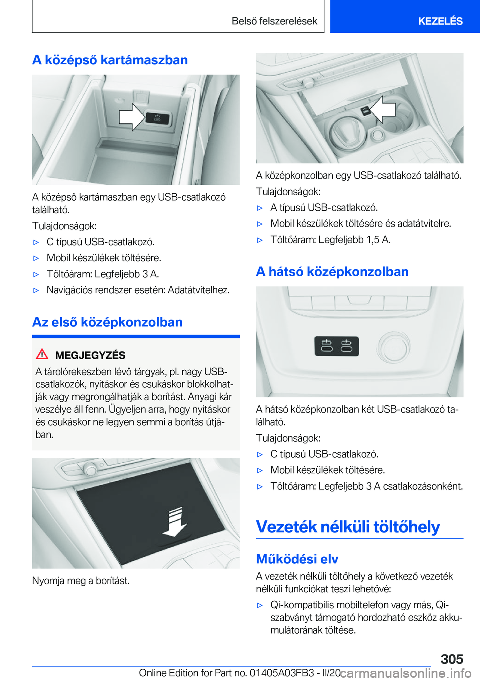 BMW 3 SERIES 2020  Kezelési útmutató (in Hungarian) �A��k�