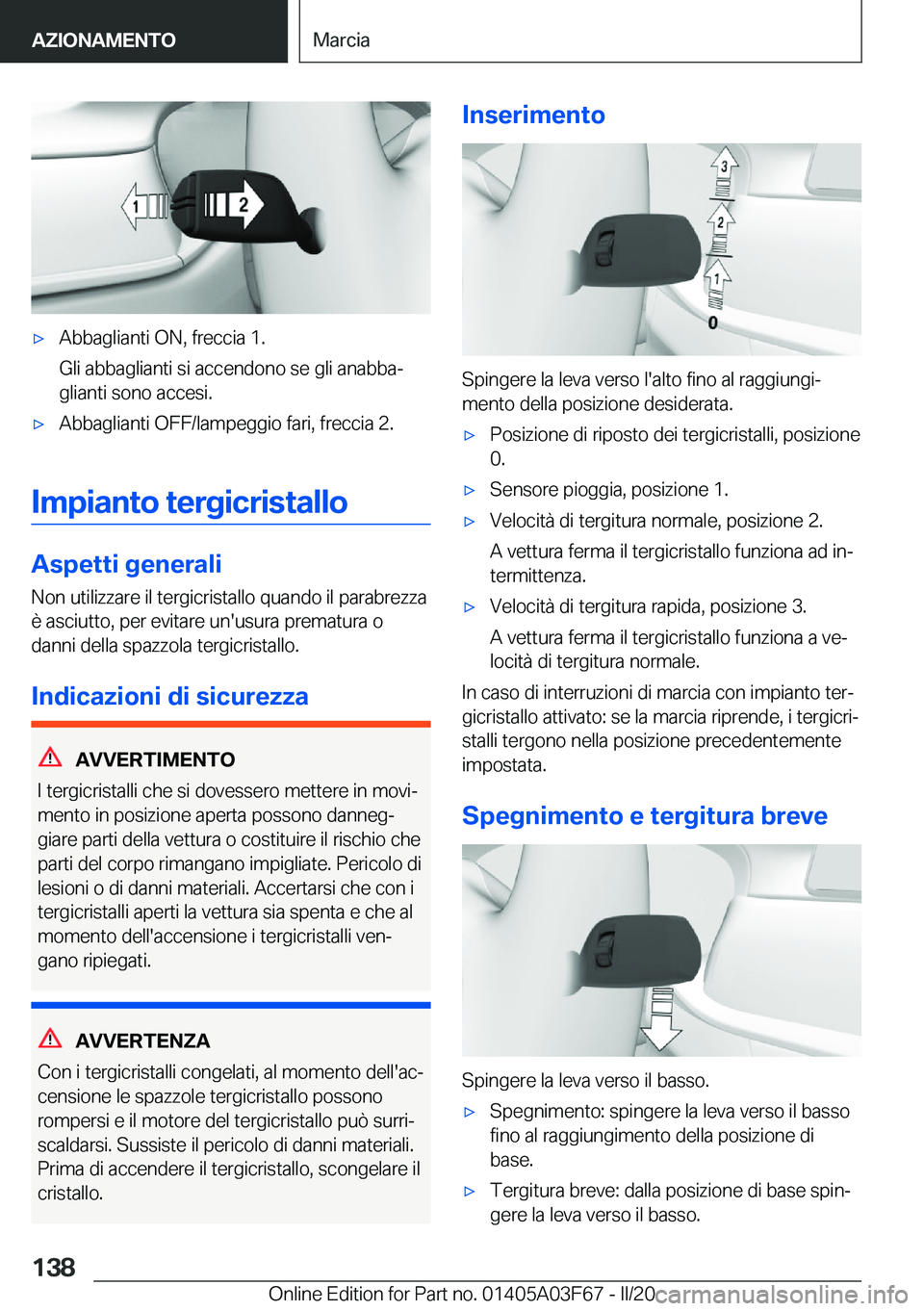 BMW 3 SERIES 2020  Libretti Di Uso E manutenzione (in Italian) 'x�A�b�b�a�g�l�i�a�n�t�i��O�N�,��f�r�e�c�c�i�a��1�.
�G�l�i��a�b�b�a�g�l�i�a�n�t�i��s�i��a�c�c�e�n�d�o�n�o��s�e��g�l�i��a�n�a�b�b�aª
�g�l�i�a�n�t�i��s�o�n�o��a�c�c�e�s�i�.'x�A�b�b�