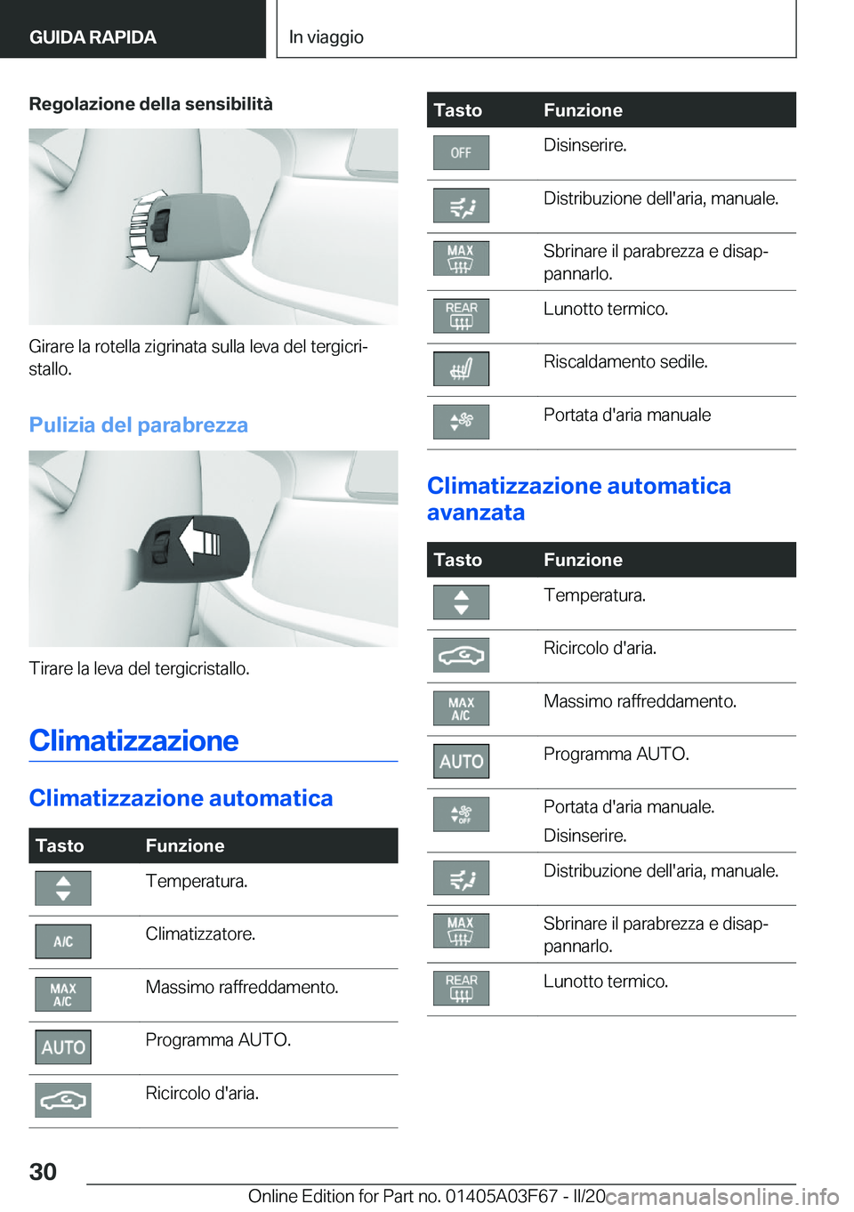 BMW 3 SERIES 2020  Libretti Di Uso E manutenzione (in Italian) �R�e�g�o�l�a�z�i�o�n�e��d�e�l�l�a��s�e�n�s�i�b�i�l�i�t�