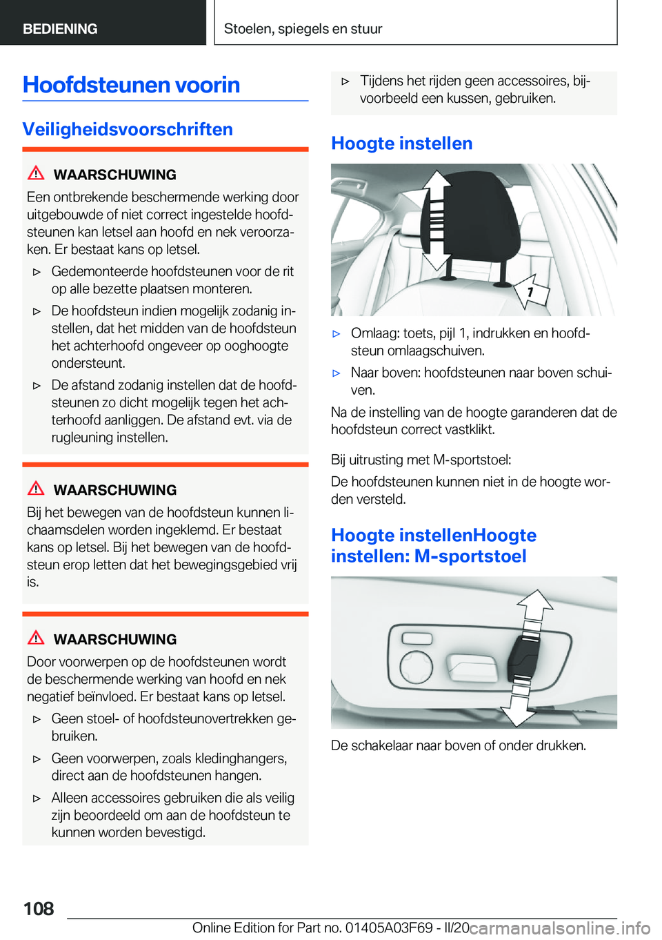 BMW 3 SERIES 2020  Instructieboekjes (in Dutch) �H�o�o�f�d�s�t�e�u�n�e�n��v�o�o�r�i�n
�V�e�i�l�i�g�h�e�i�d�s�v�o�o�r�s�c�h�r�i�f�t�e�n
�W�A�A�R�S�C�H�U�W�I�N�G
�E�e�n��o�n�t�b�r�e�k�e�n�d�e��b�e�s�c�h�e�r�m�e�n�d�e��w�e�r�k�i�n�g��d�o�o�r
�u�i
