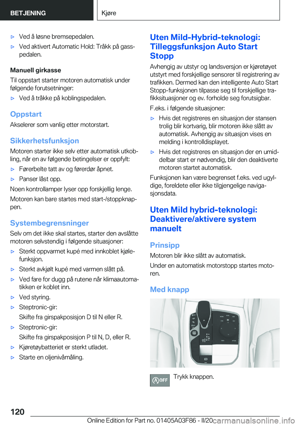 BMW 3 SERIES 2020  InstruksjonsbØker (in Norwegian) 'x�V�e�d��å��l�