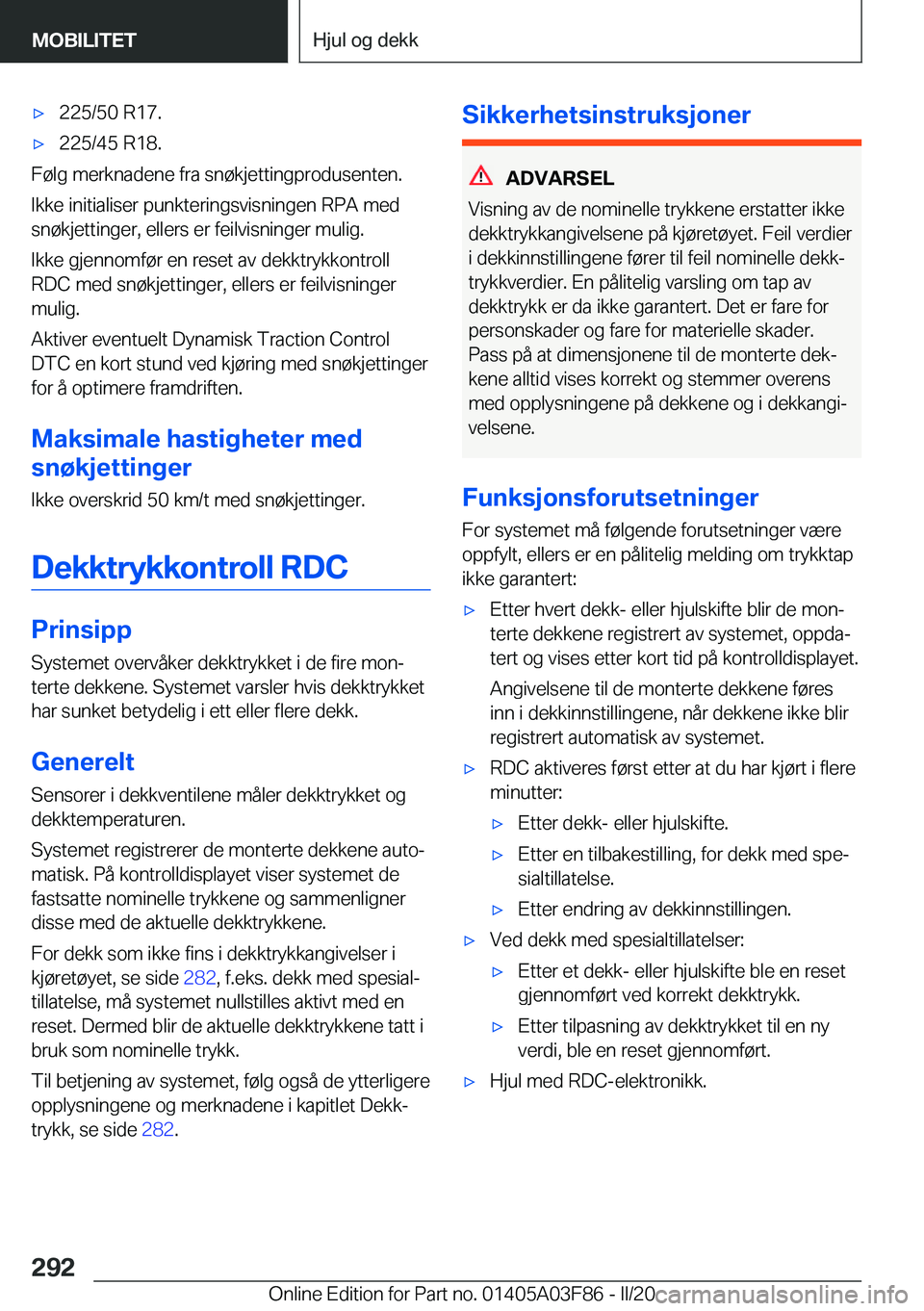 BMW 3 SERIES 2020  InstruksjonsbØker (in Norwegian) 'x�2�2�5�/�5�0��R�1�7�.'x�2�2�5�/�4�5��R�1�8�.
�F�