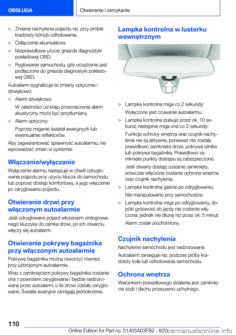 BMW 3 SERIES 2020  Instrukcja obsługi (in Polish) 'x�Z�m�i�a�n�
