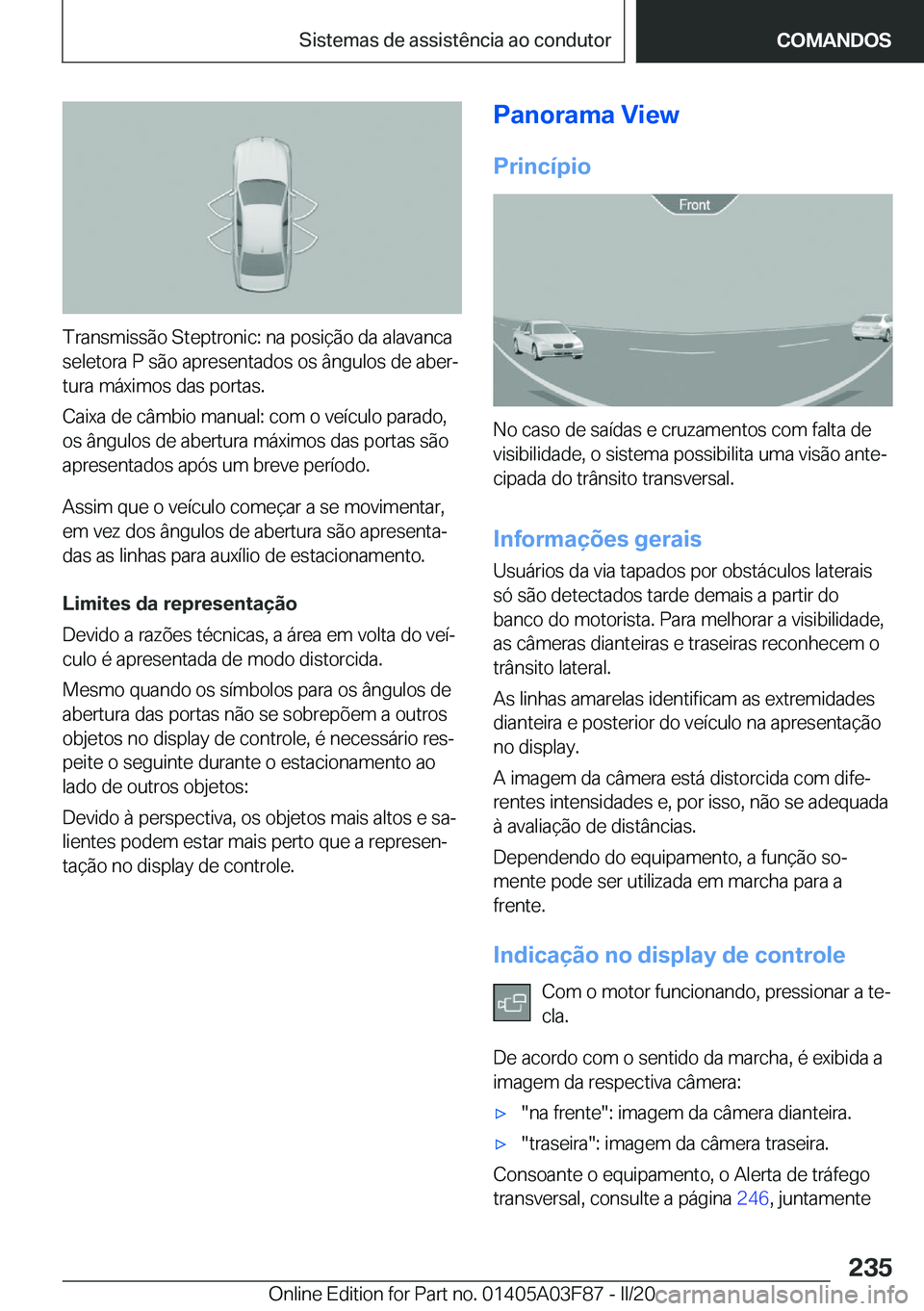 BMW 3 SERIES 2020  Manual do condutor (in Portuguese) �T�r�a�n�s�m�i�s�s�ã�o��S�t�e�p�t�r�o�n�i�c�:��n�a��p�o�s�i�