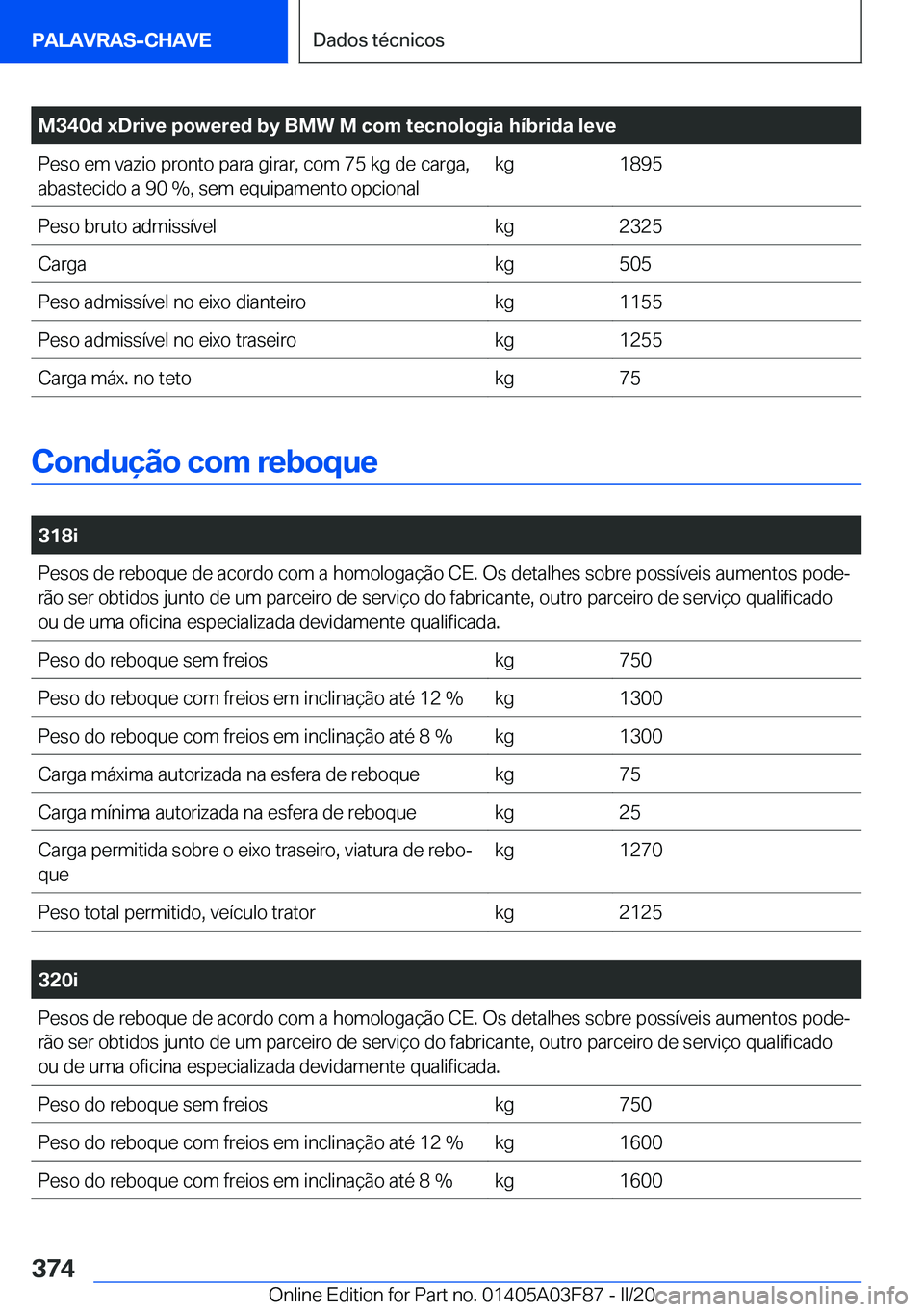 BMW 3 SERIES 2020  Manual do condutor (in Portuguese) �M�3�4�0�d��x�D�r�i�v�e��p�o�w�e�r�e�d��b�y��B�M�W��M��c�o�m��t�e�c�n�o�l�o�g�i�a��h�