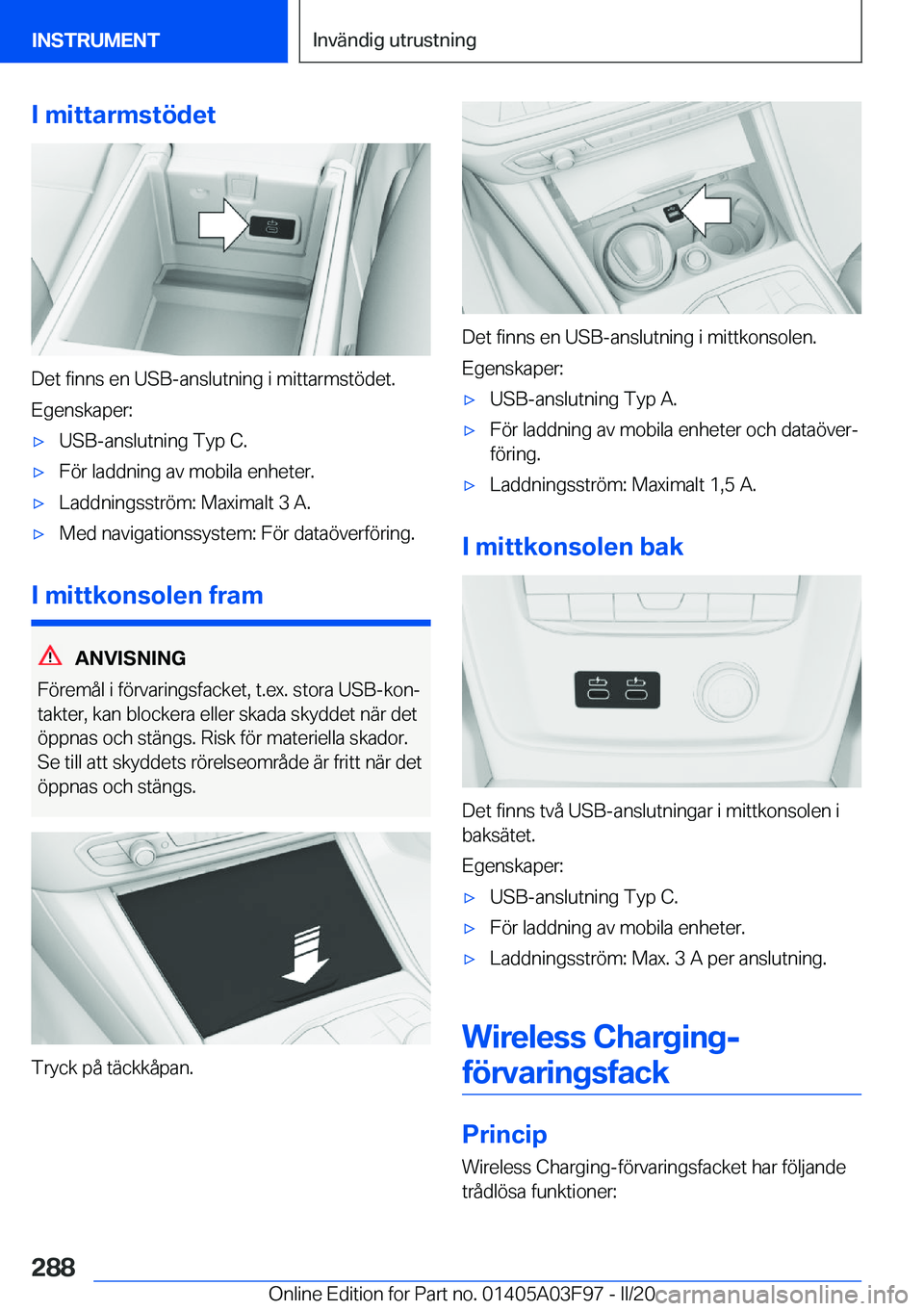BMW 3 SERIES 2020  InstruktionsbÖcker (in Swedish) �I��m�i�t�t�a�r�m�s�t�