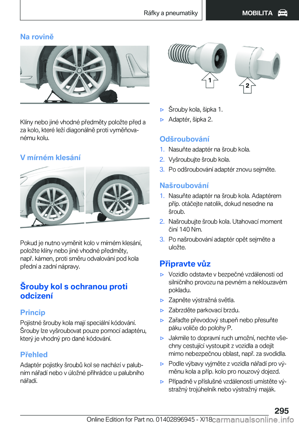 BMW 3 SERIES 2019  Návod na použití (in Czech) �N�a��r�o�v�i�n�ě
�K�l�