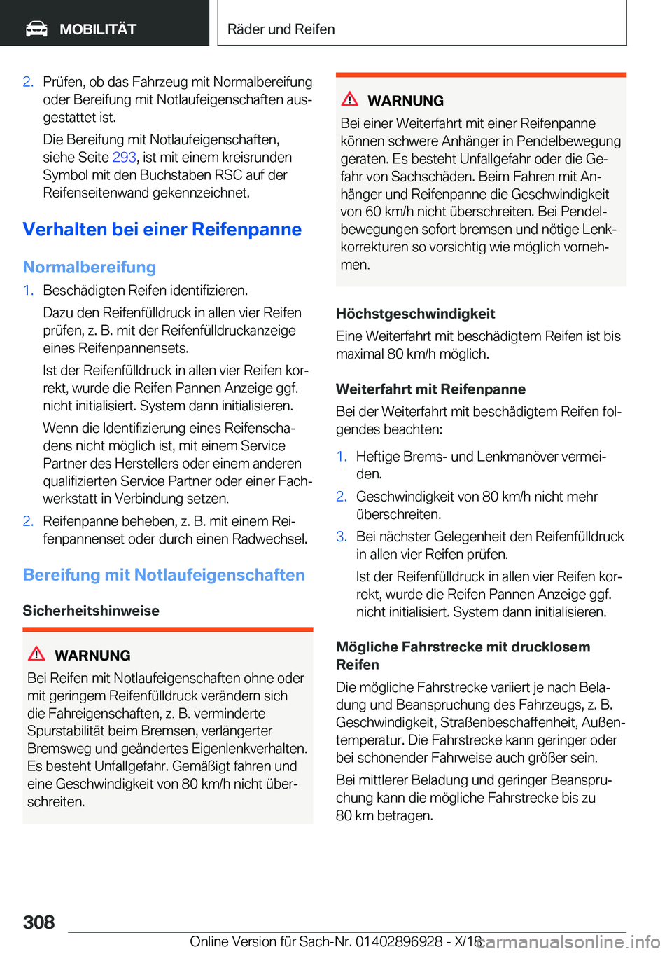 BMW 3 SERIES 2019  Betriebsanleitungen (in German) �2�.�P�r�